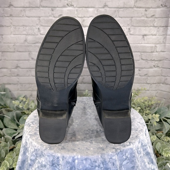 Rampage “ILISSA” Black & Brown Knee High Wide-Calf Riding Boots WMS 7.5W🤎VGUC - Picture 10 of 13